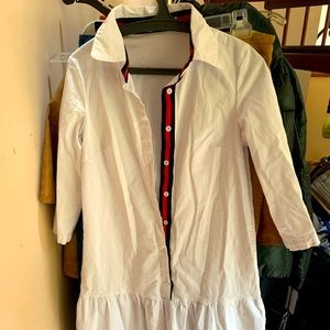 RUBY size medium polo dress with 3/4 sleeve